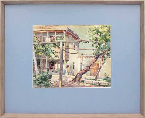 Федорович Владимир Николаевич. Бахчисарай. Хан-Джами. Татарский дворик 